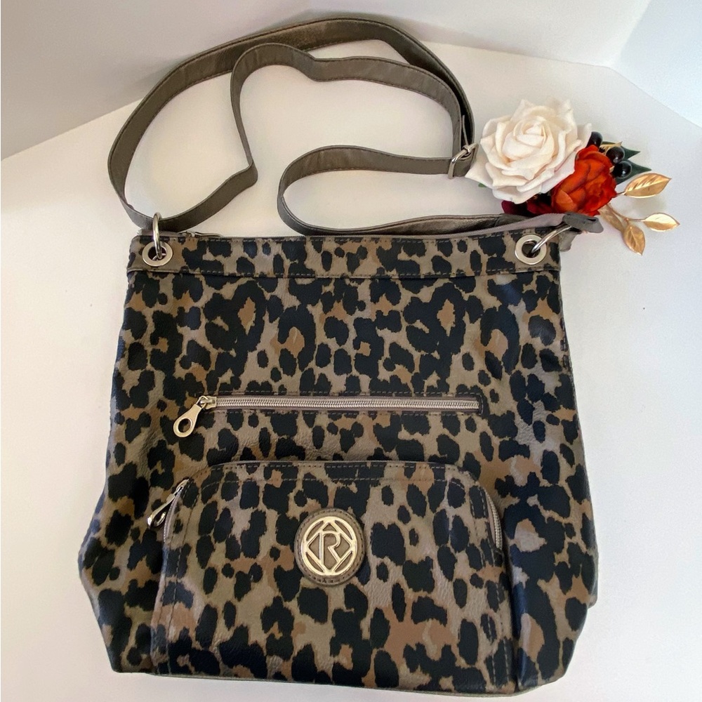 Relic women’s animal print crossbody bag vegan leather NWOT